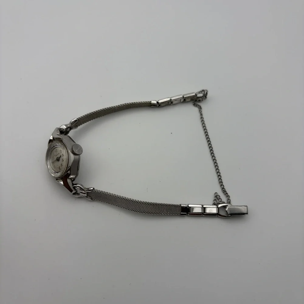 Vintage Bulova 10K RGP Women’s Watch for Parts Fully Wound Not Working